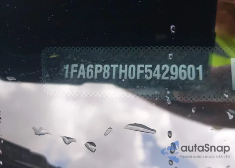 2015 Ford Mustang Ecoboost from USA, damaged, VIN 1FA6P8TH0F5429601